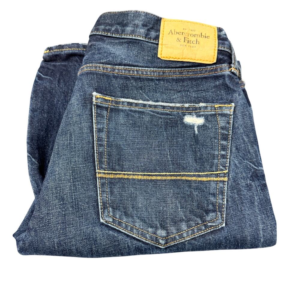 Abercrombie & Fitch Jeans Mens 32x32 (32x31 ACTUAL)‎ Slim Straight Distressed